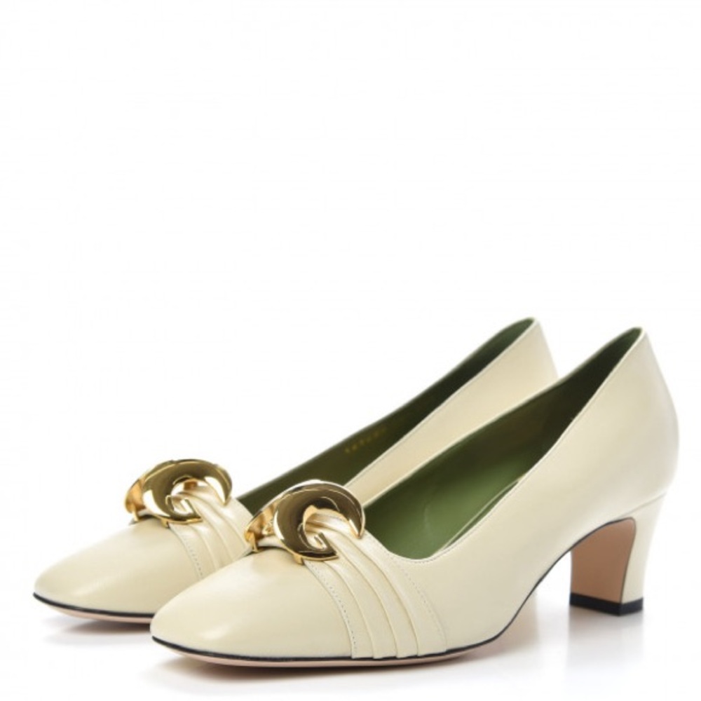 Gucci Half Moon GG Heels Size 38